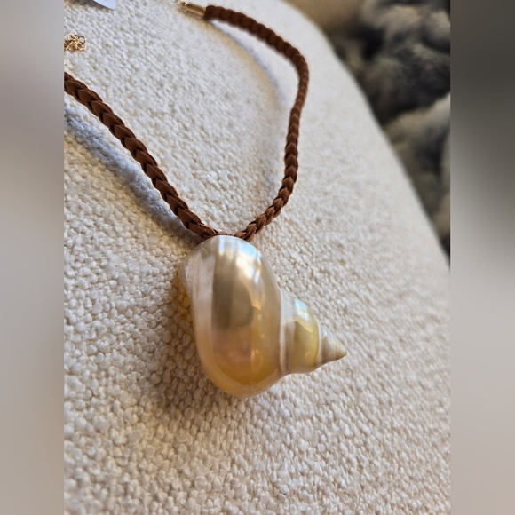 NWT! Free People × Serafina, Sara Choker, Neutral Tan, $38 - Picture 7 of 12